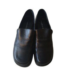 FRANCO SARTO FLEX WOMEN'S SIZE 6M L-BOCCA BLACK SLIP ON LOAFERS